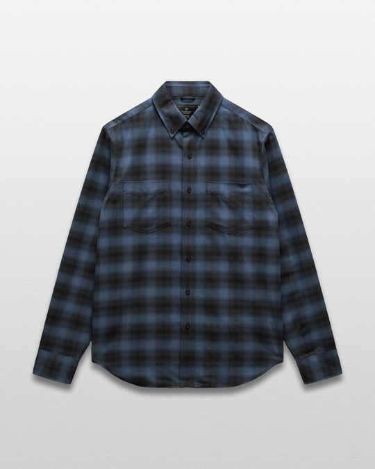 Cotton Plaid Site Standard Shirt