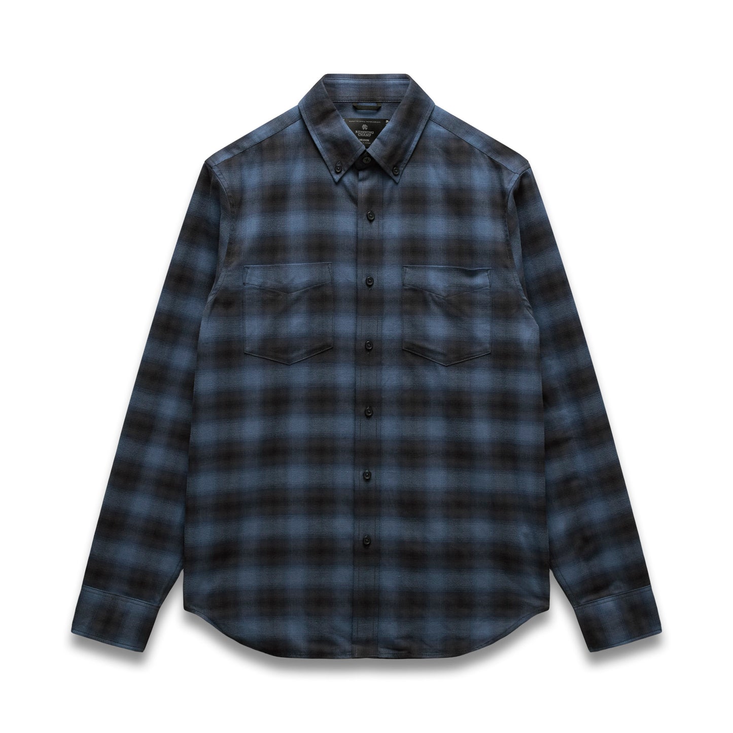Cotton Plaid Site Standard Shirt