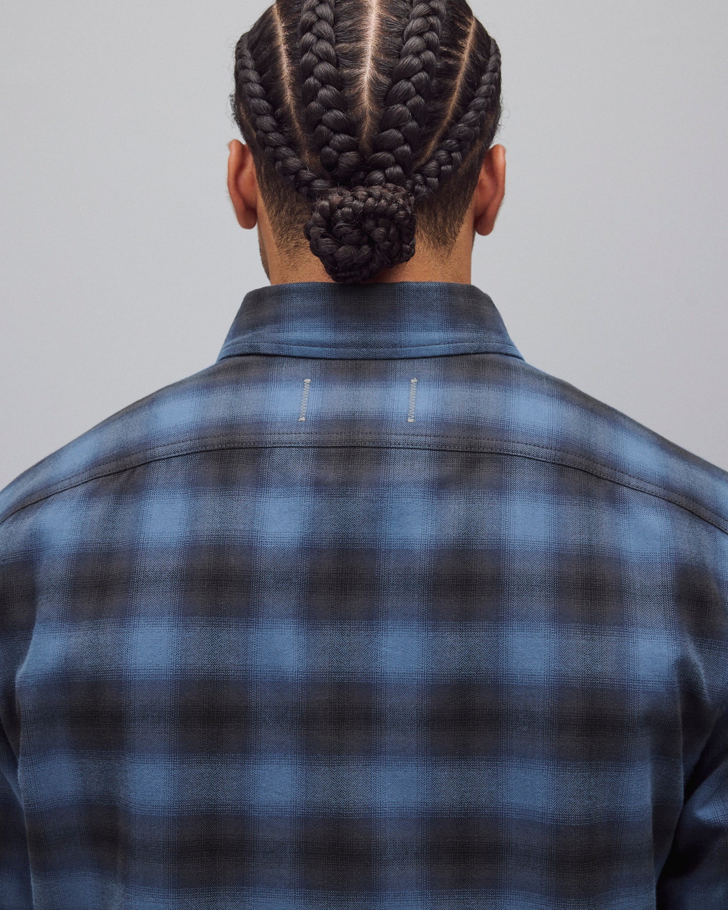 Cotton Plaid Site Standard Shirt