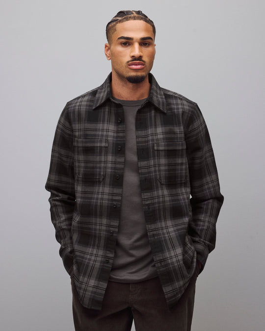 Cotton Plaid Union Standard Shirt