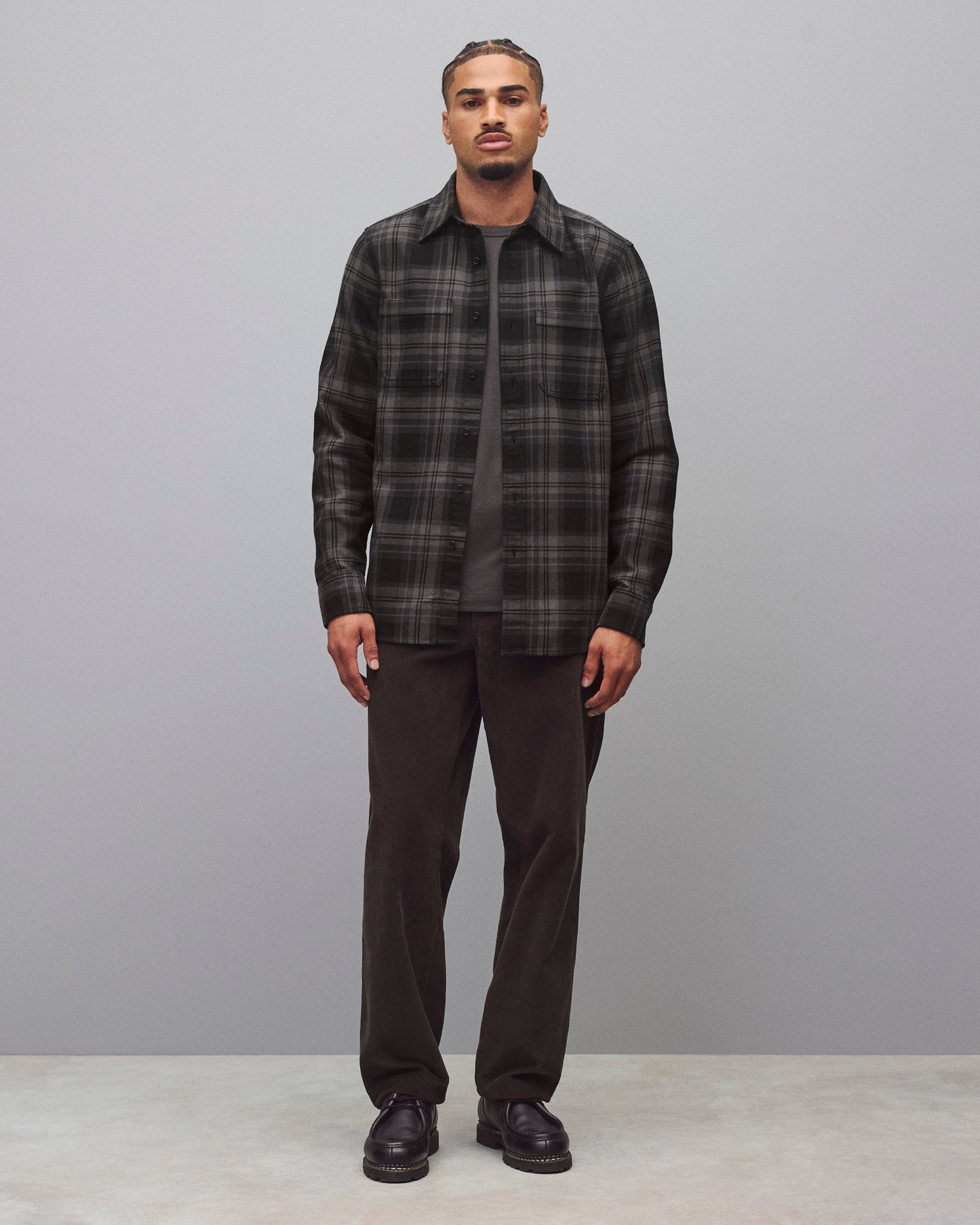 Cotton Plaid Union Standard Shirt