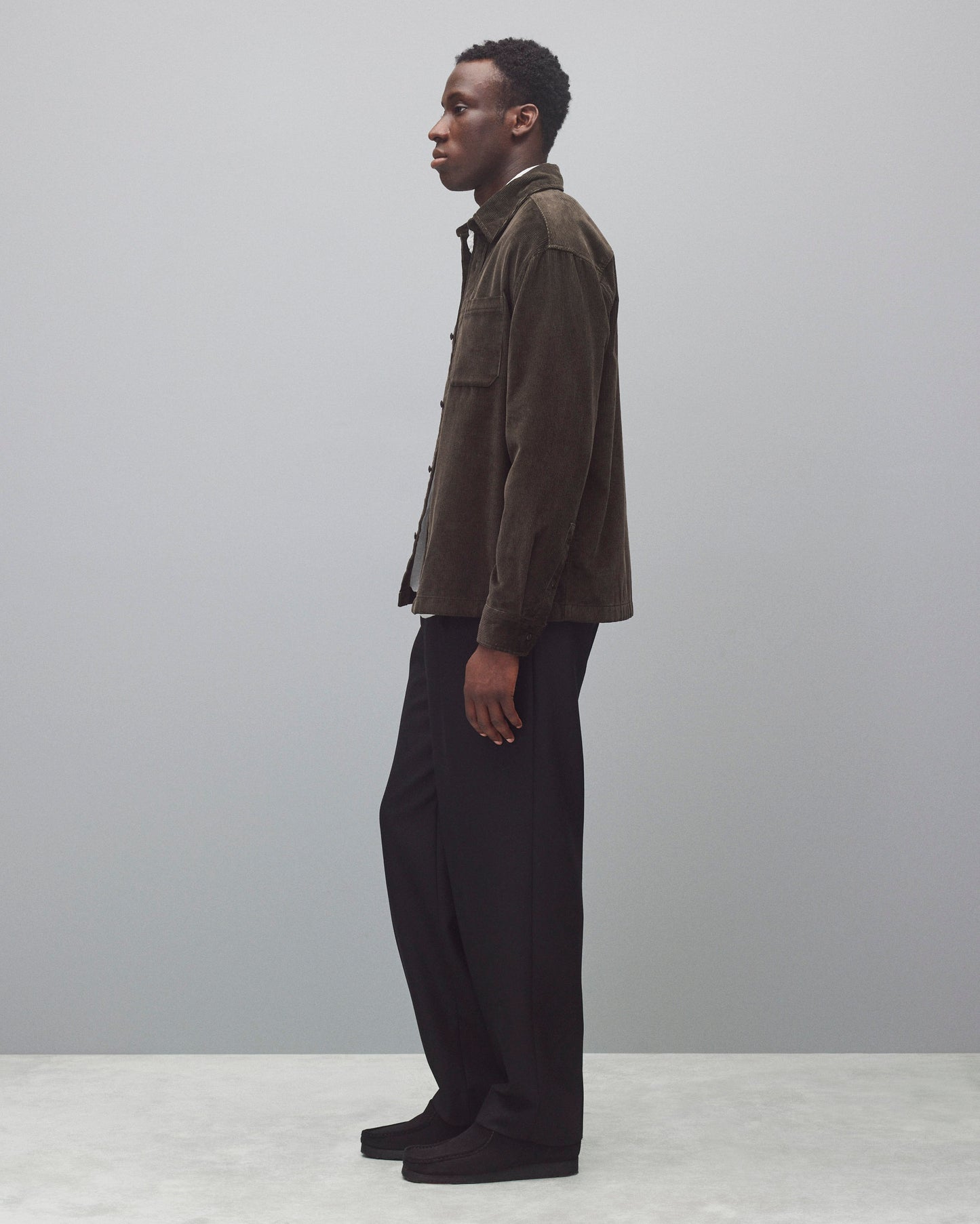Corduroy Campus Standard Overshirt