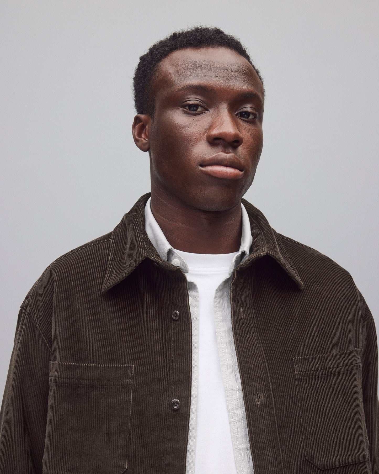 Corduroy Campus Standard Overshirt