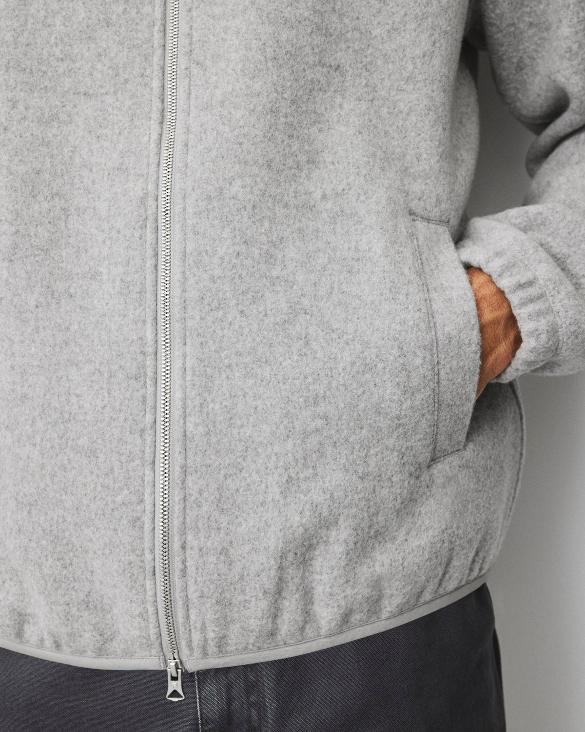 Wool Fleece Ridge Zip Jacket