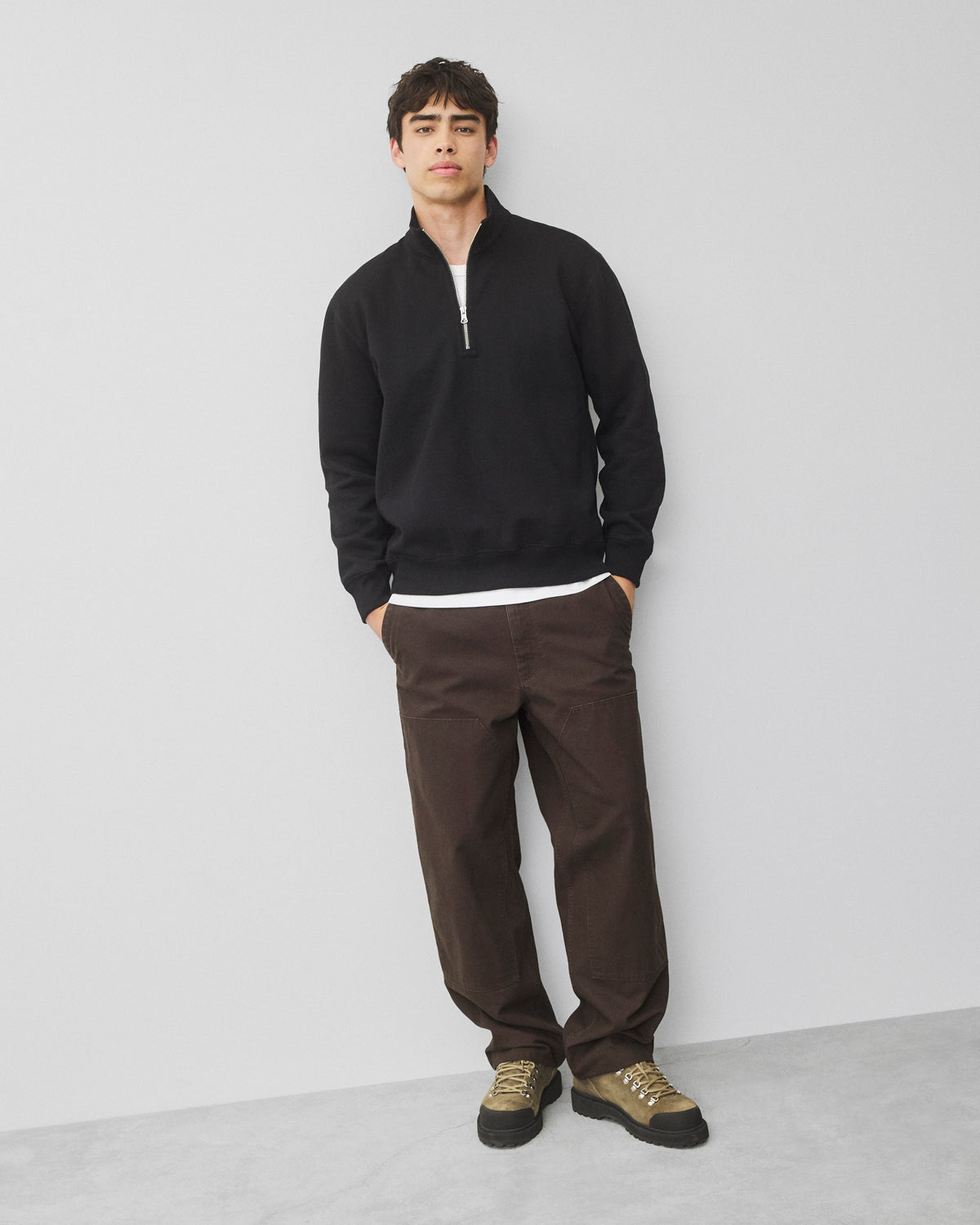 Brushed Fleece Standard Quarter Zip