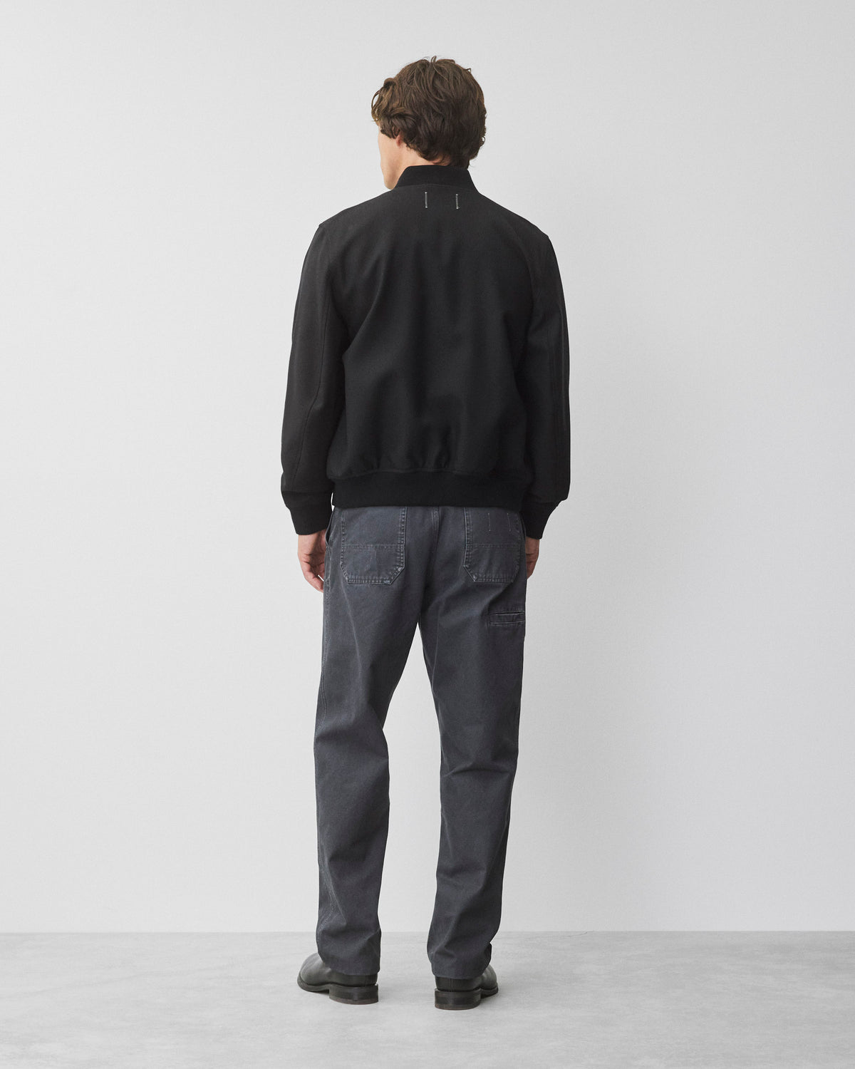 Wool Twill Bomber Jacket