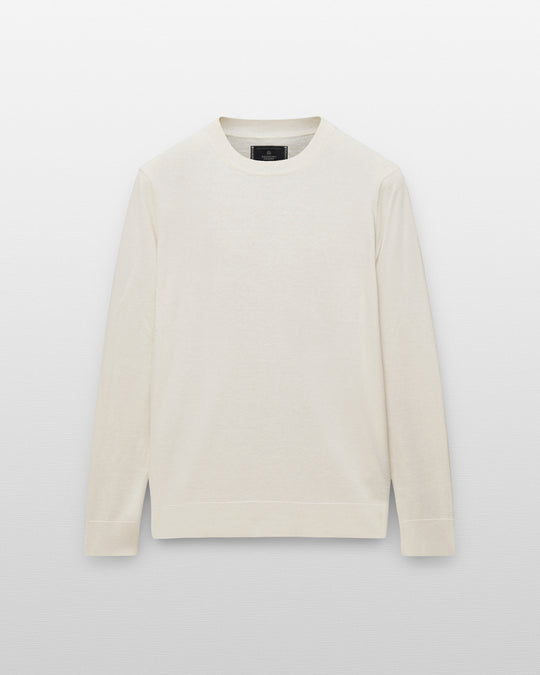 Silk Cashmere Gallery Crewneck