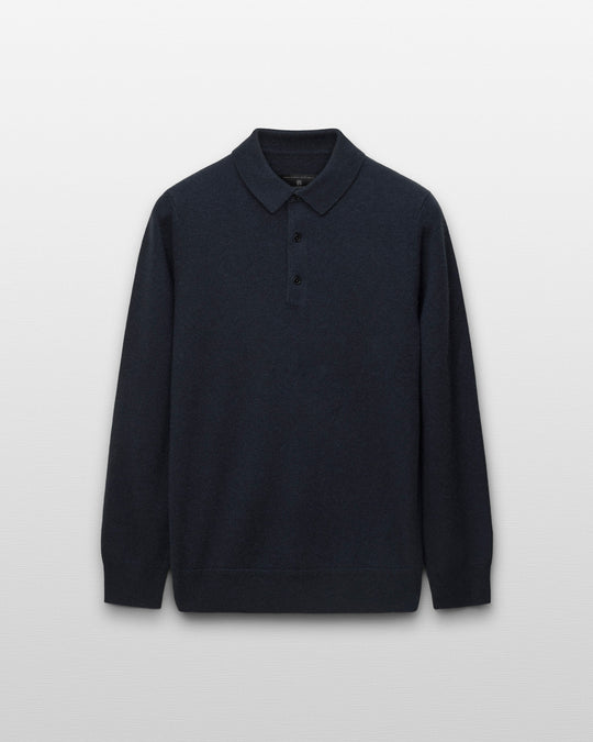 Cashmere Cove Long Sleeve Polo