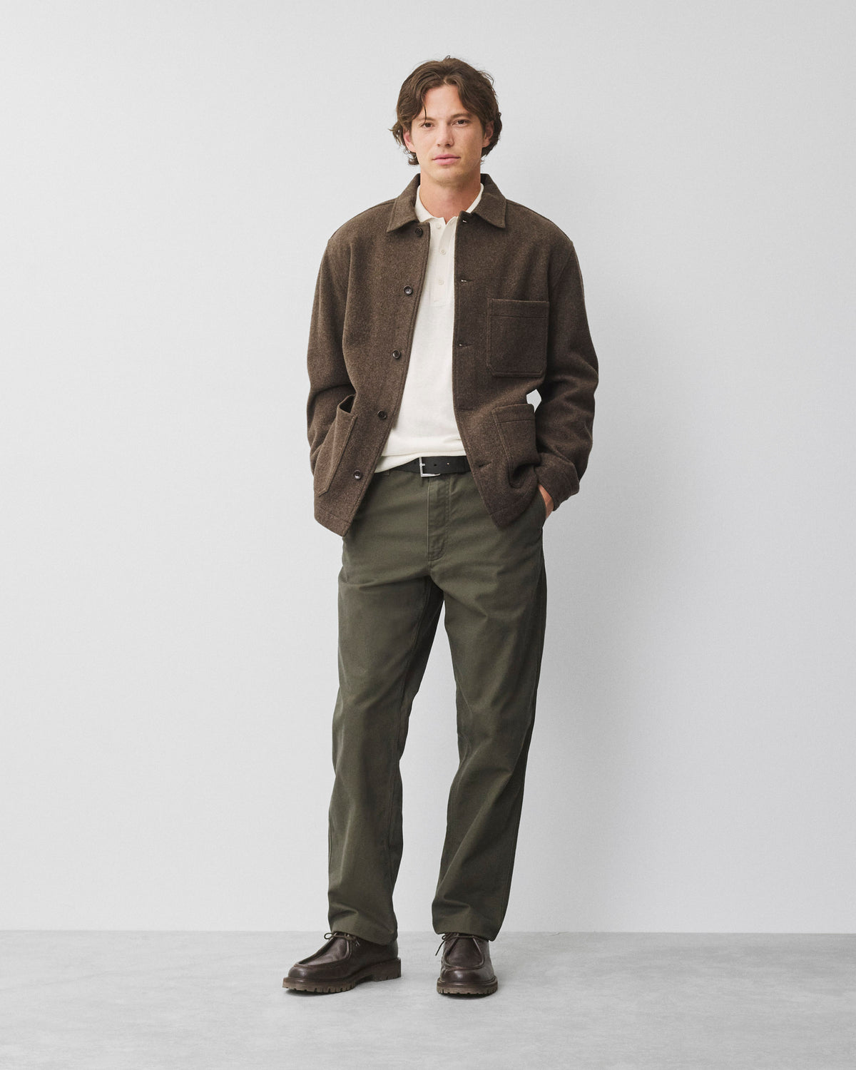 Silk Cashmere Longsleeve Polo