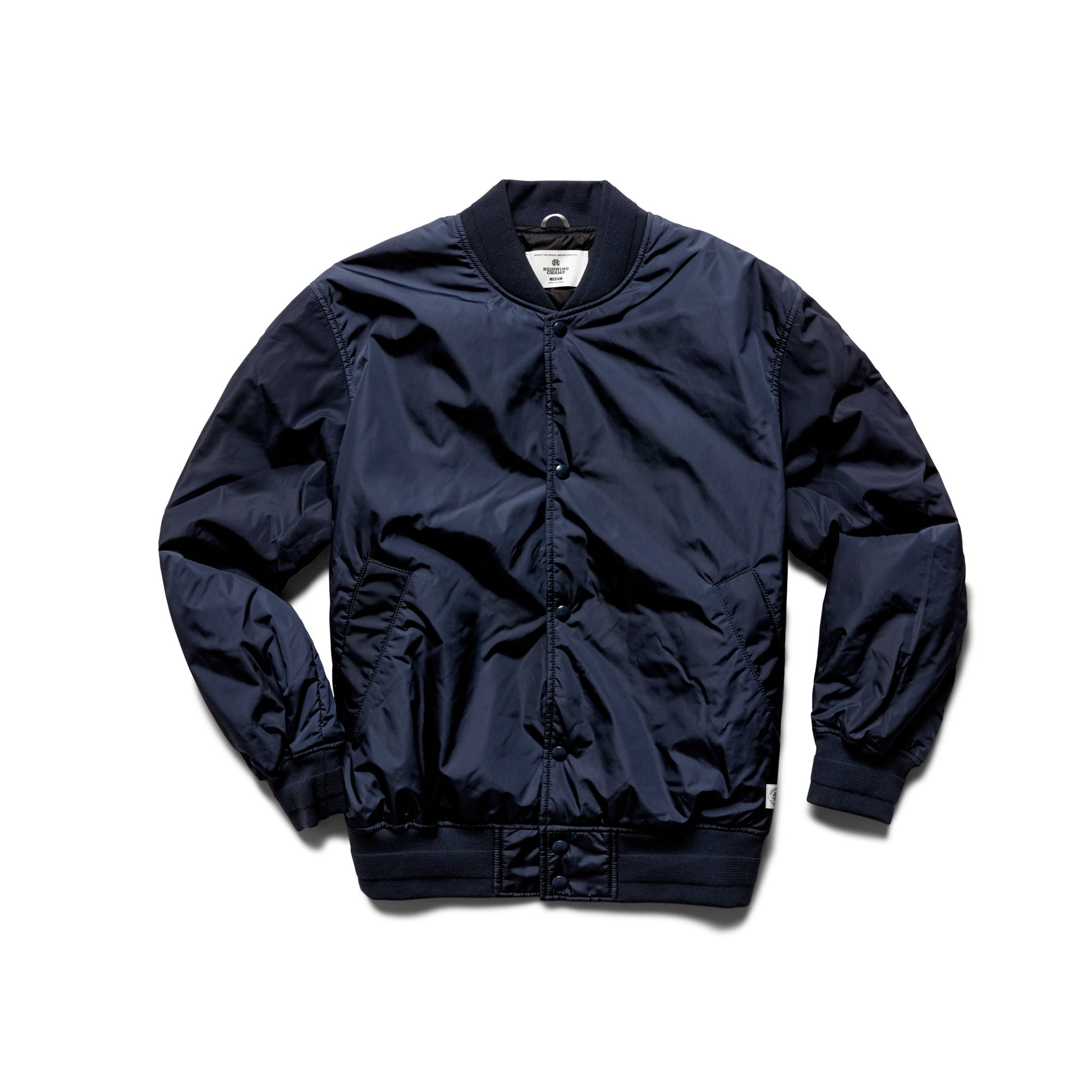 Econyl Satin Nylon Stadium Jacket | Reigning Champ