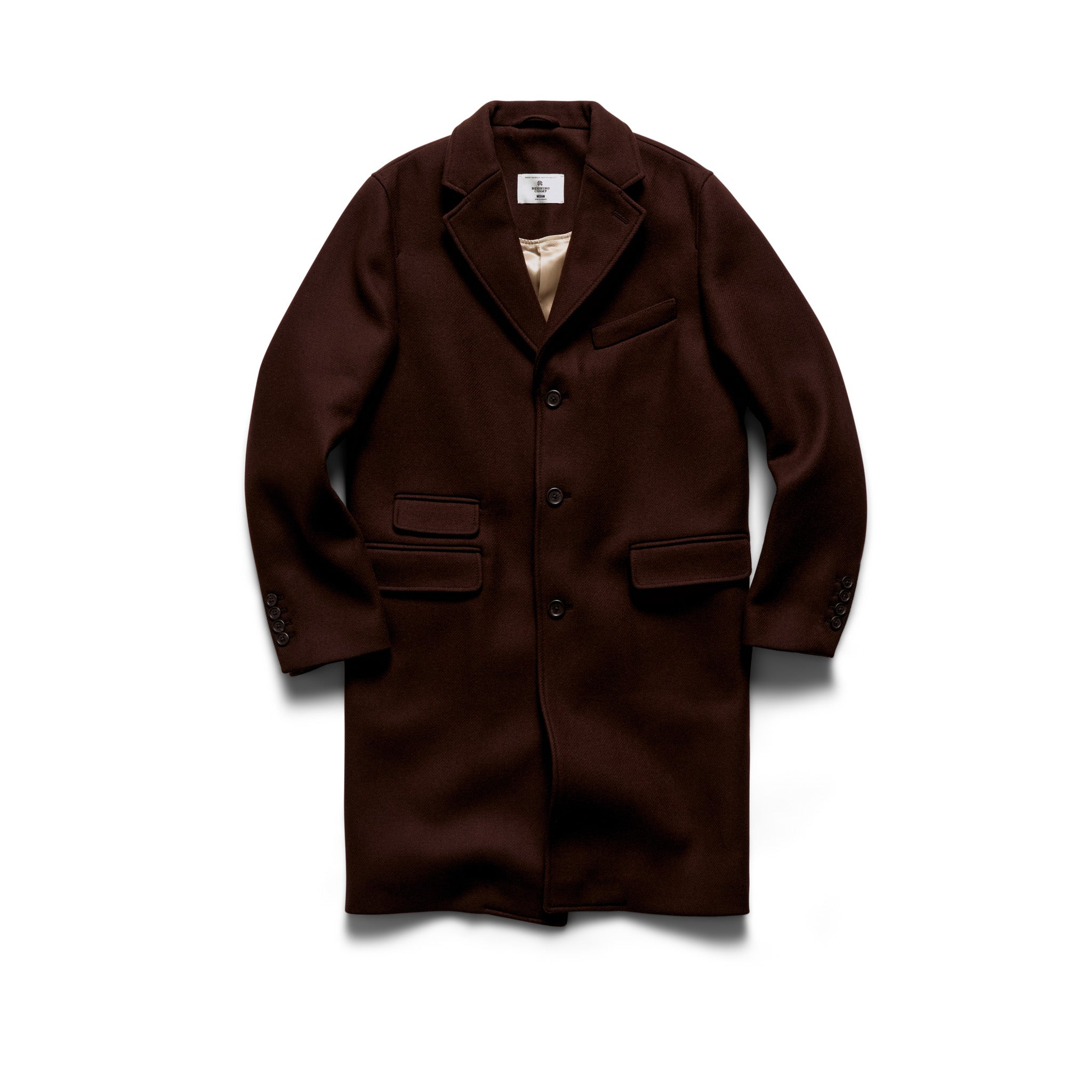 Melton wool blend coat clearance
