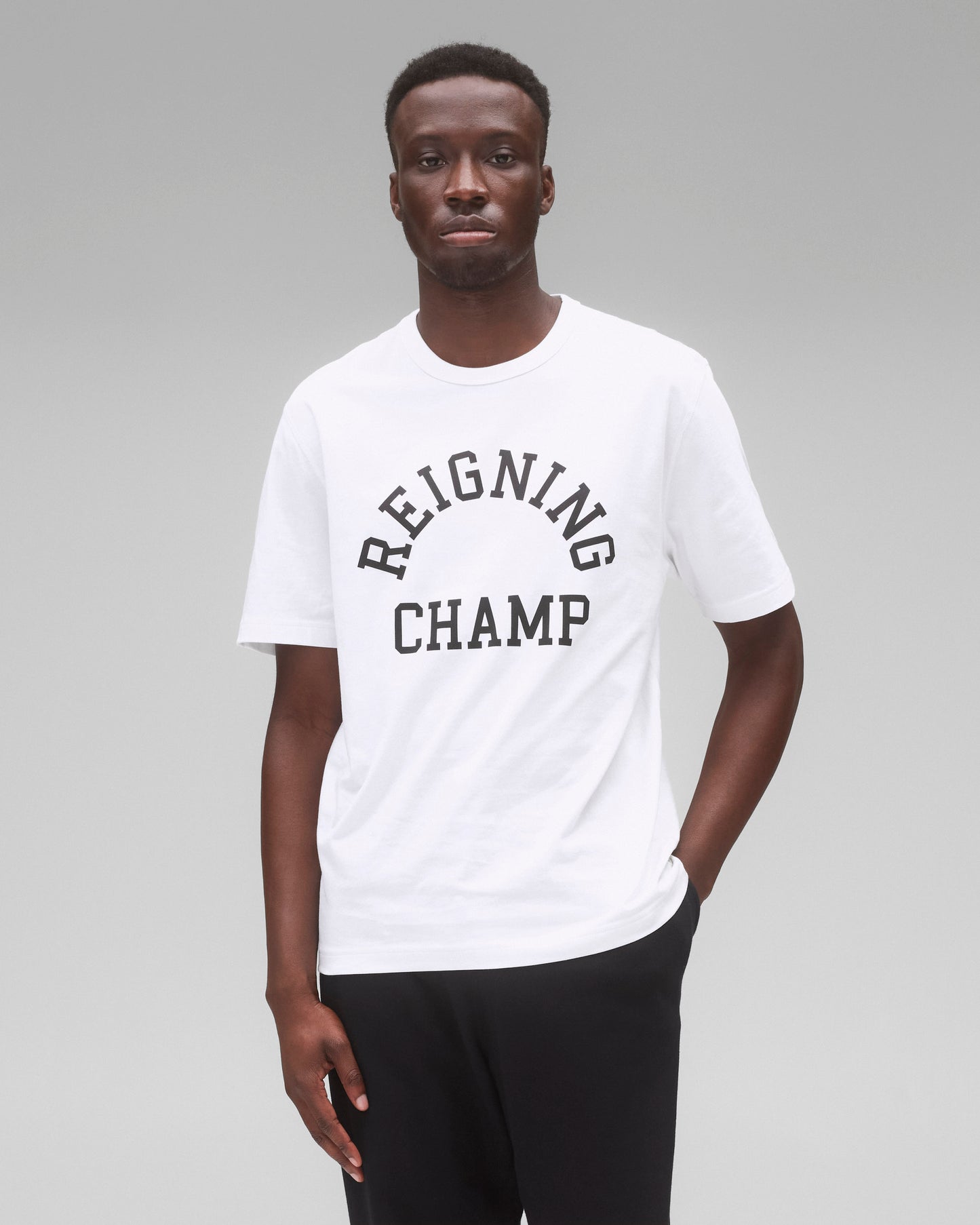 Lightweight Jersey Arch Logo Standard T-Shirt