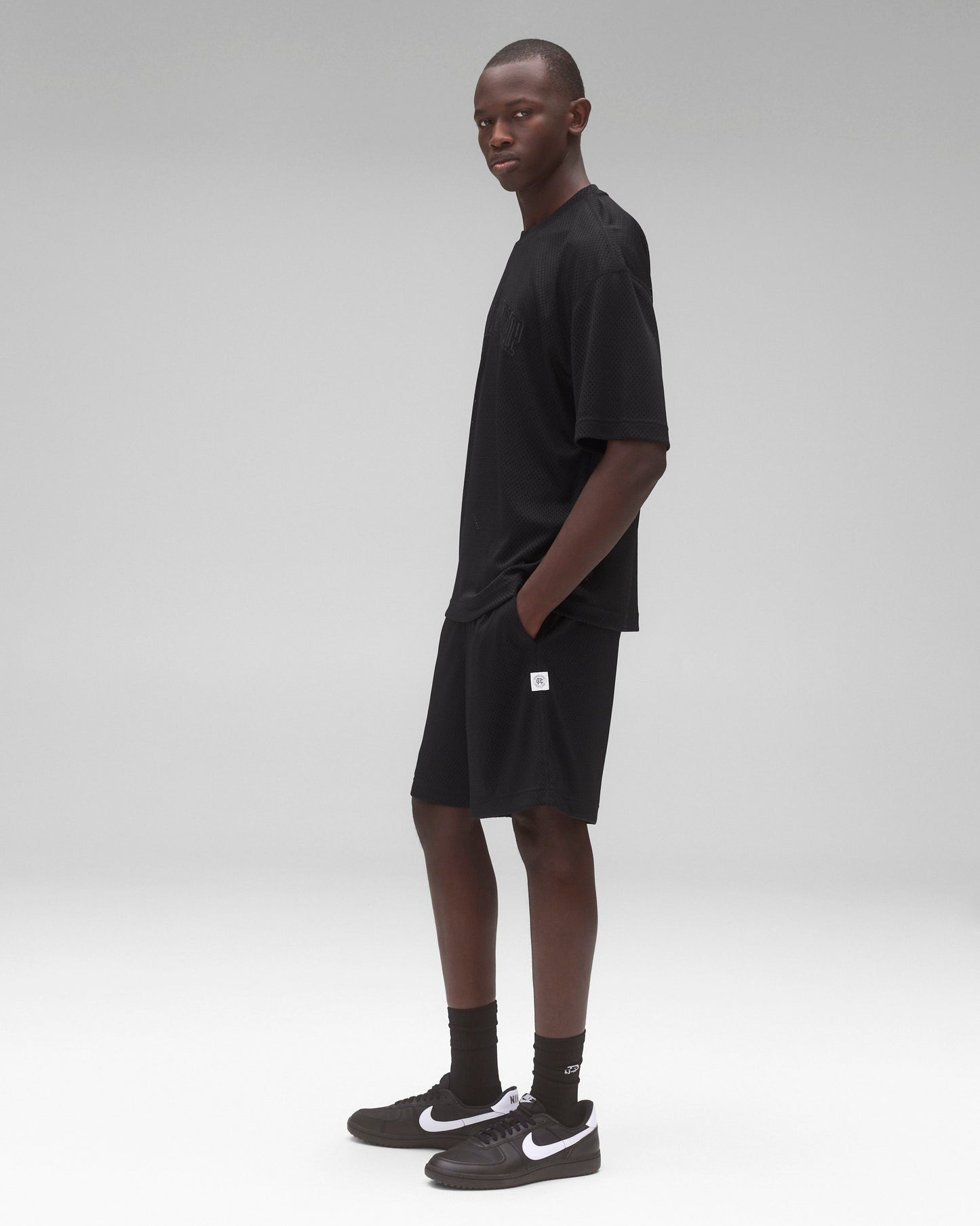 Athletic Mesh Collegiate Relaxed T-Shirt