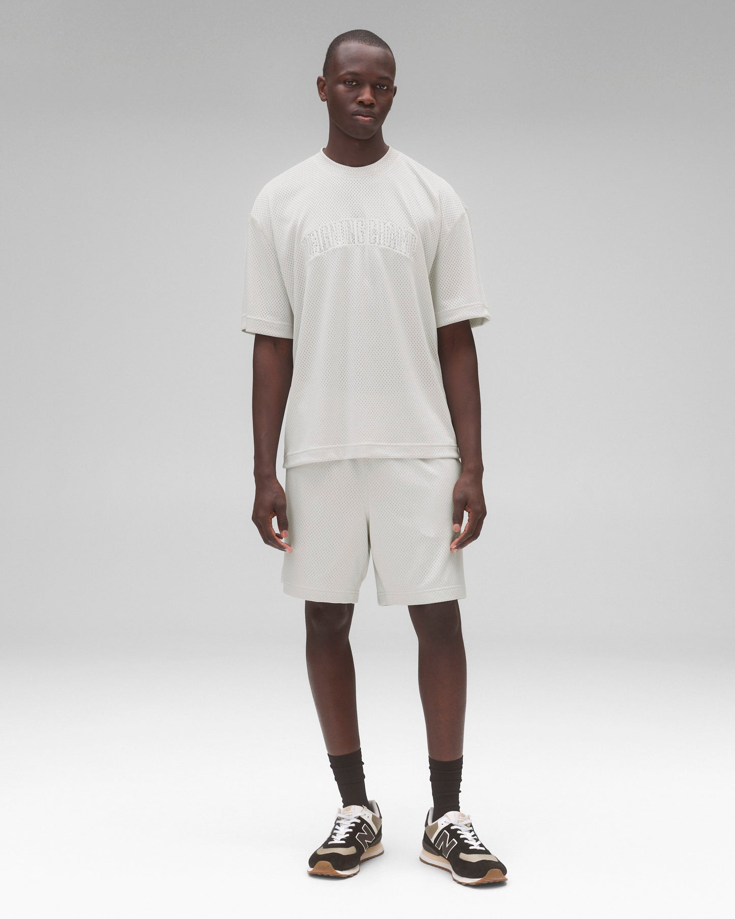 Athletic Mesh Collegiate Relaxed T-Shirt