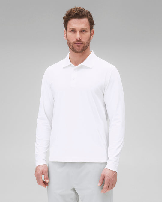 Tech Pique Playoff Standard Long Sleeve Polo