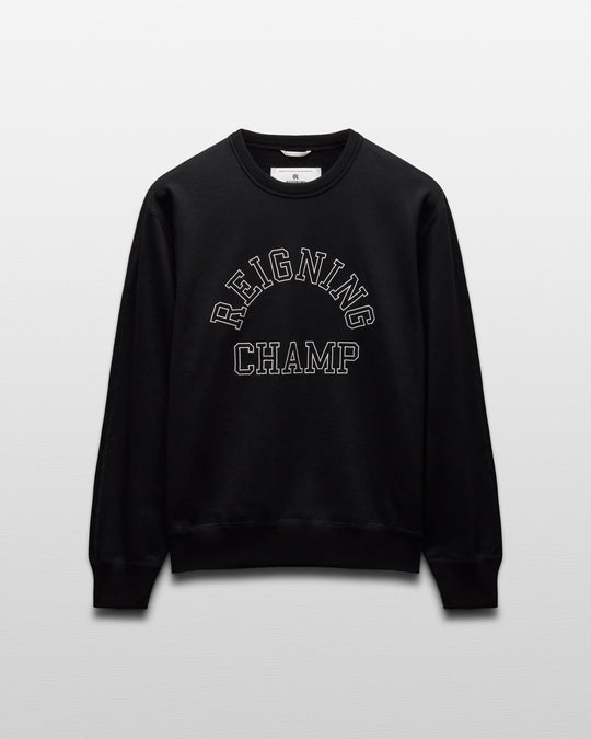 Midweight Terry Arch Logo Standard Crewneck