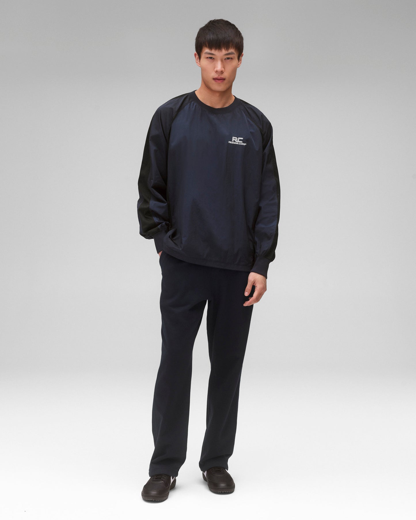 Crinkle Nylon Radar Standard Crewneck