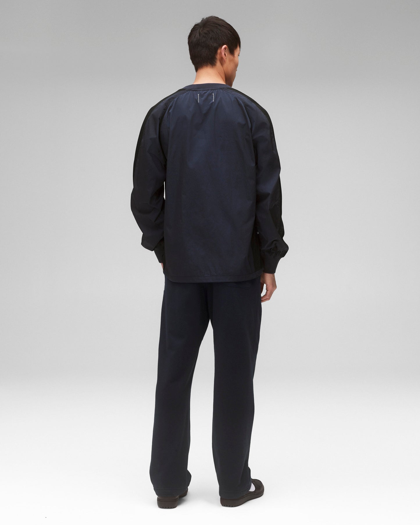 Crinkle Nylon Radar Standard Crewneck