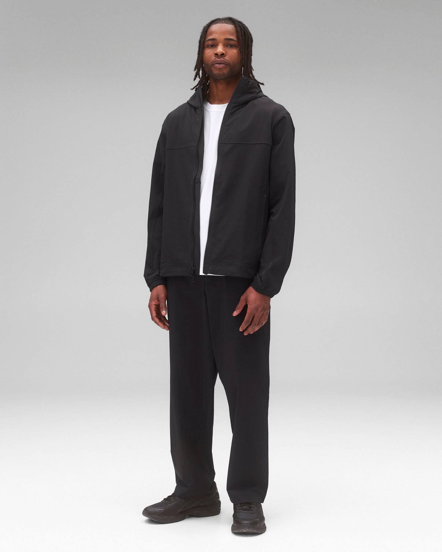 Nylon Oxford Ally Hooded Jacket