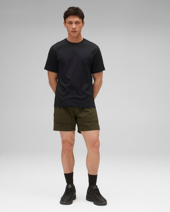 Stretch Nylon Utility Standard Swim Short 6"