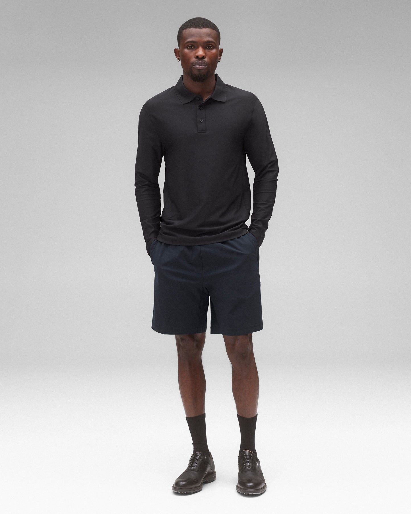 Stretch Warp Knit Coach's Rec Standard Short 8"