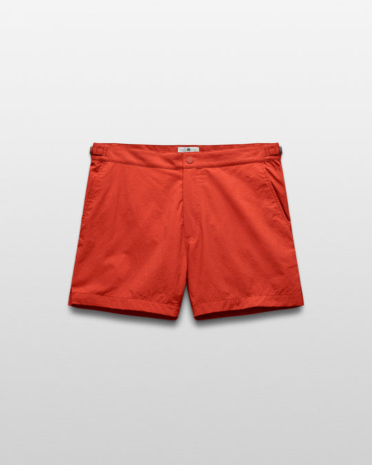 Textured Nylon Deck Slim Swim Short 4.5"