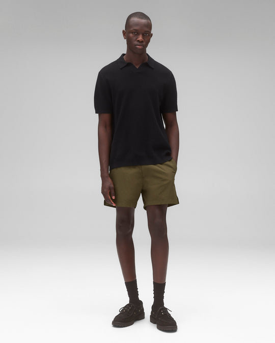 Textured Nylon Deck Slim Swim Short 4.5"