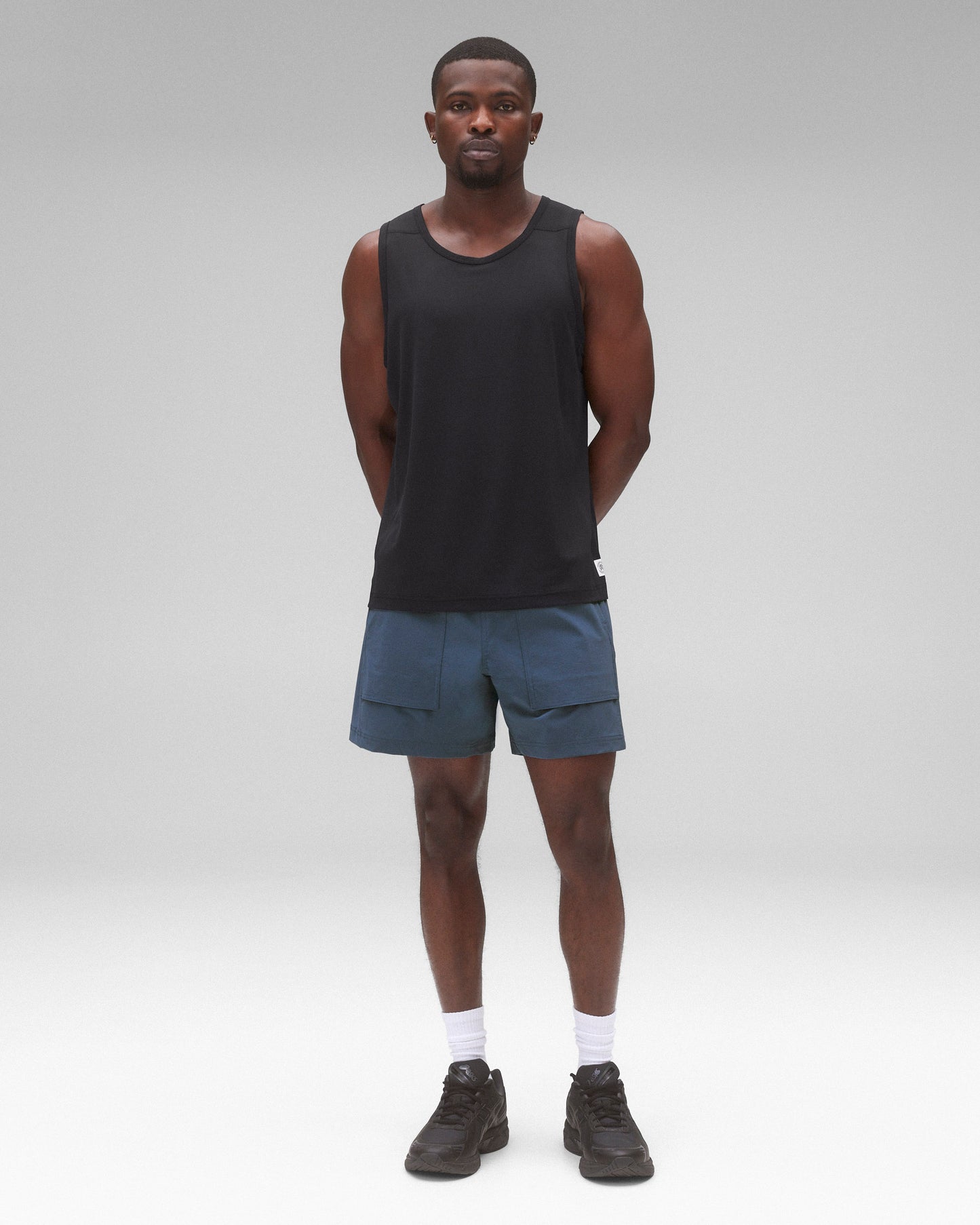 Stretch Nylon Utility Standard Swim Short 6"