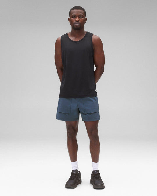 Stretch Nylon Utility Standard Swim Short 6"