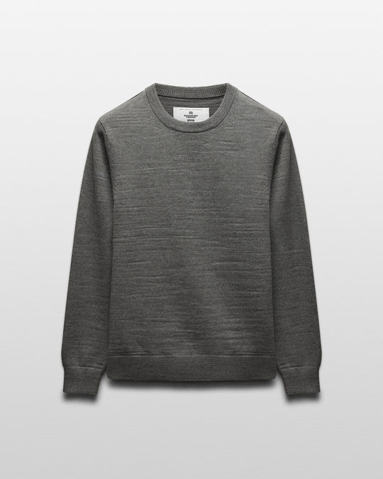 Cotton Slub Laurel Crewneck