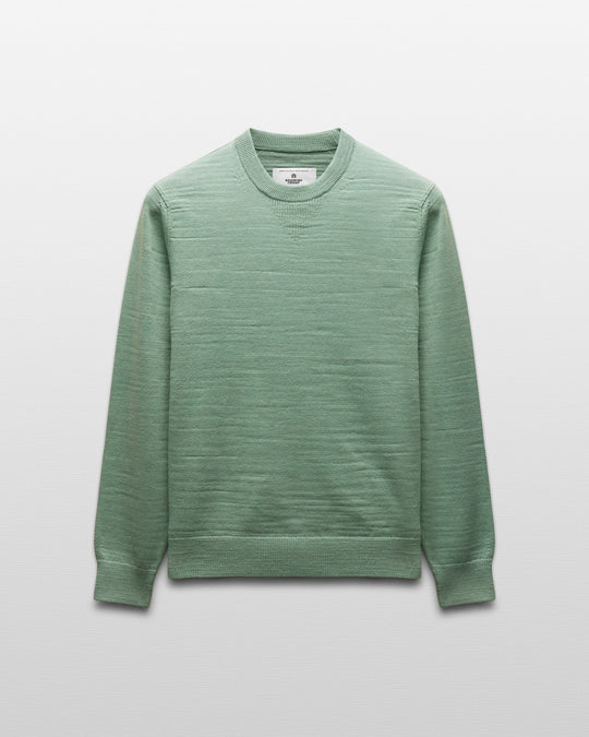 Cotton Slub Laurel Crewneck