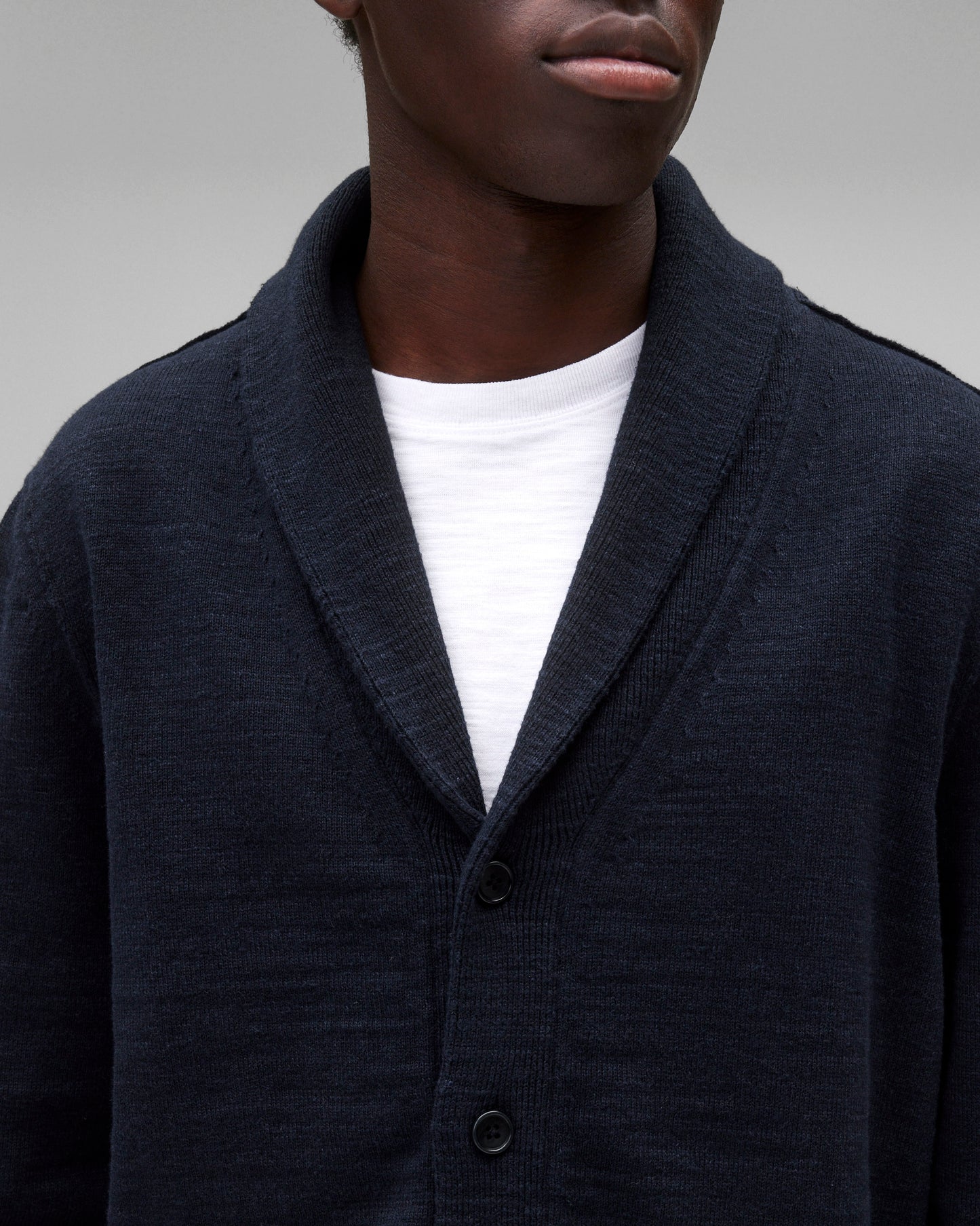 Cotton Slub Laurel Shawl Cardigan