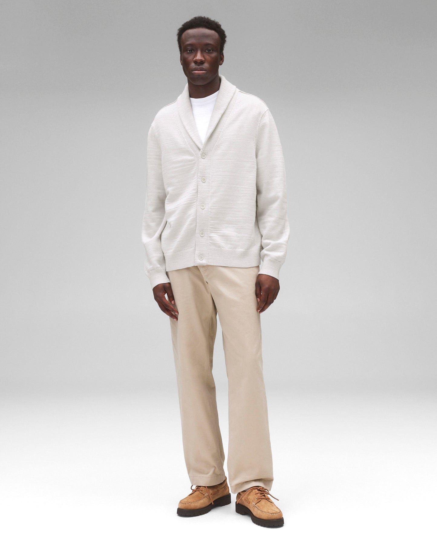 Cotton Slub Laurel Shawl Cardigan