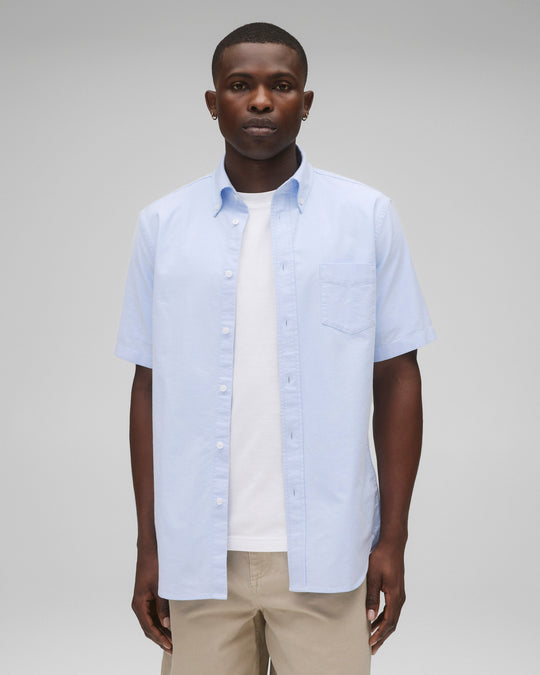 Cotton Oxford Prep Standard Short Sleeve Shirt