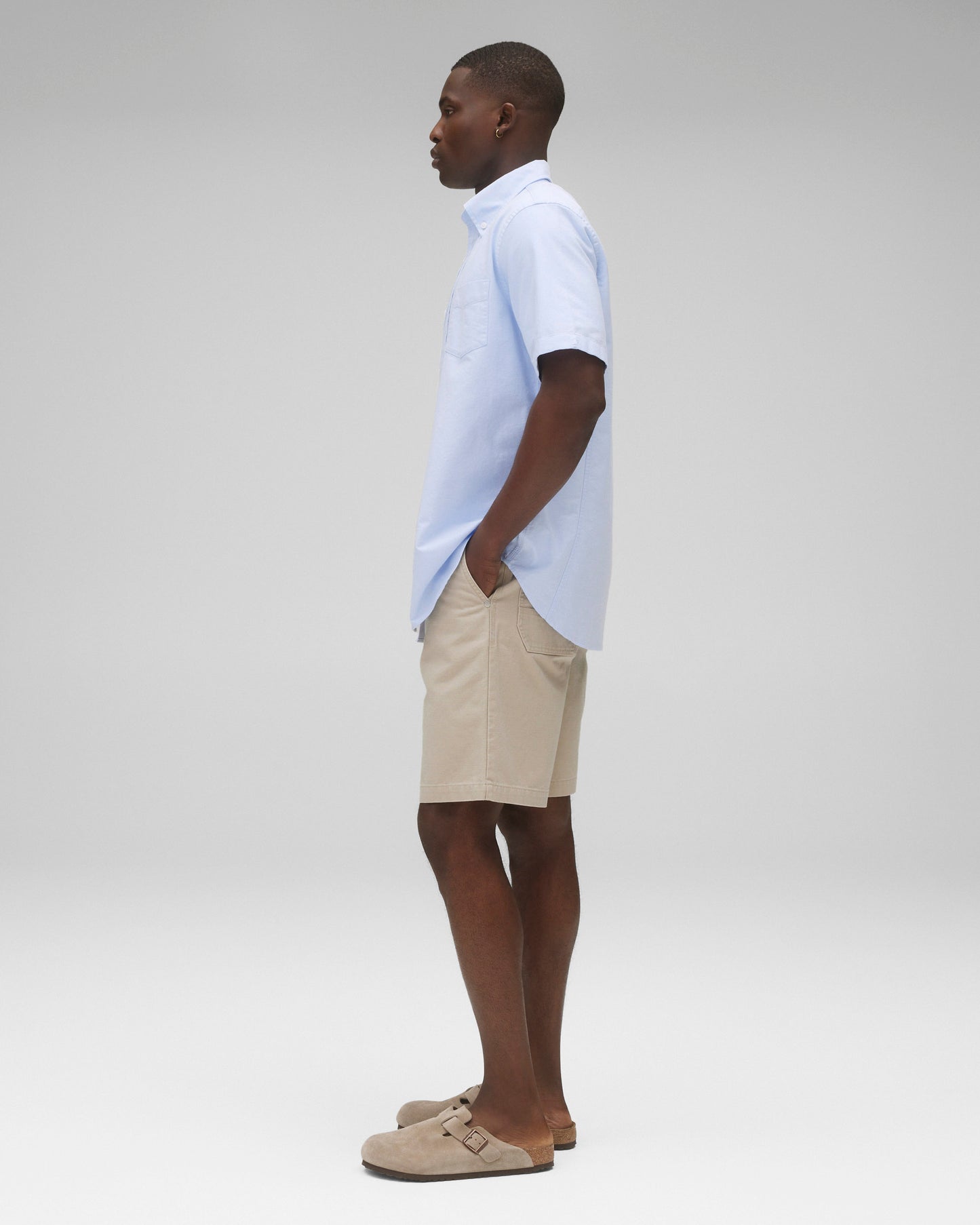 Cotton Oxford Prep Standard Short Sleeve Shirt