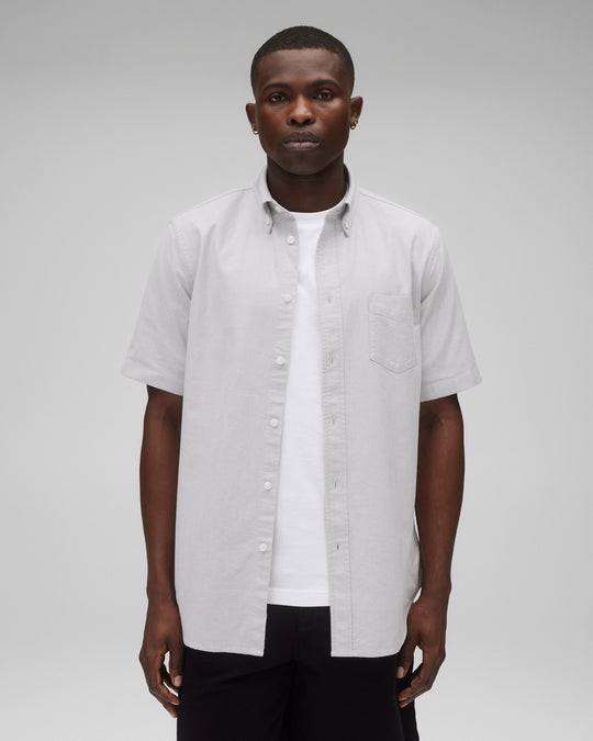 Cotton Oxford Prep Standard Short Sleeve Shirt