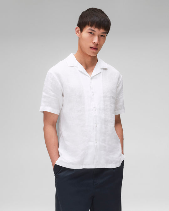 Linen Retreat Relaxed Camp Shirt