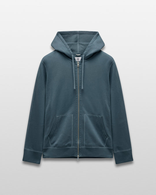 Midweight Terry Slim Zip Hoodie