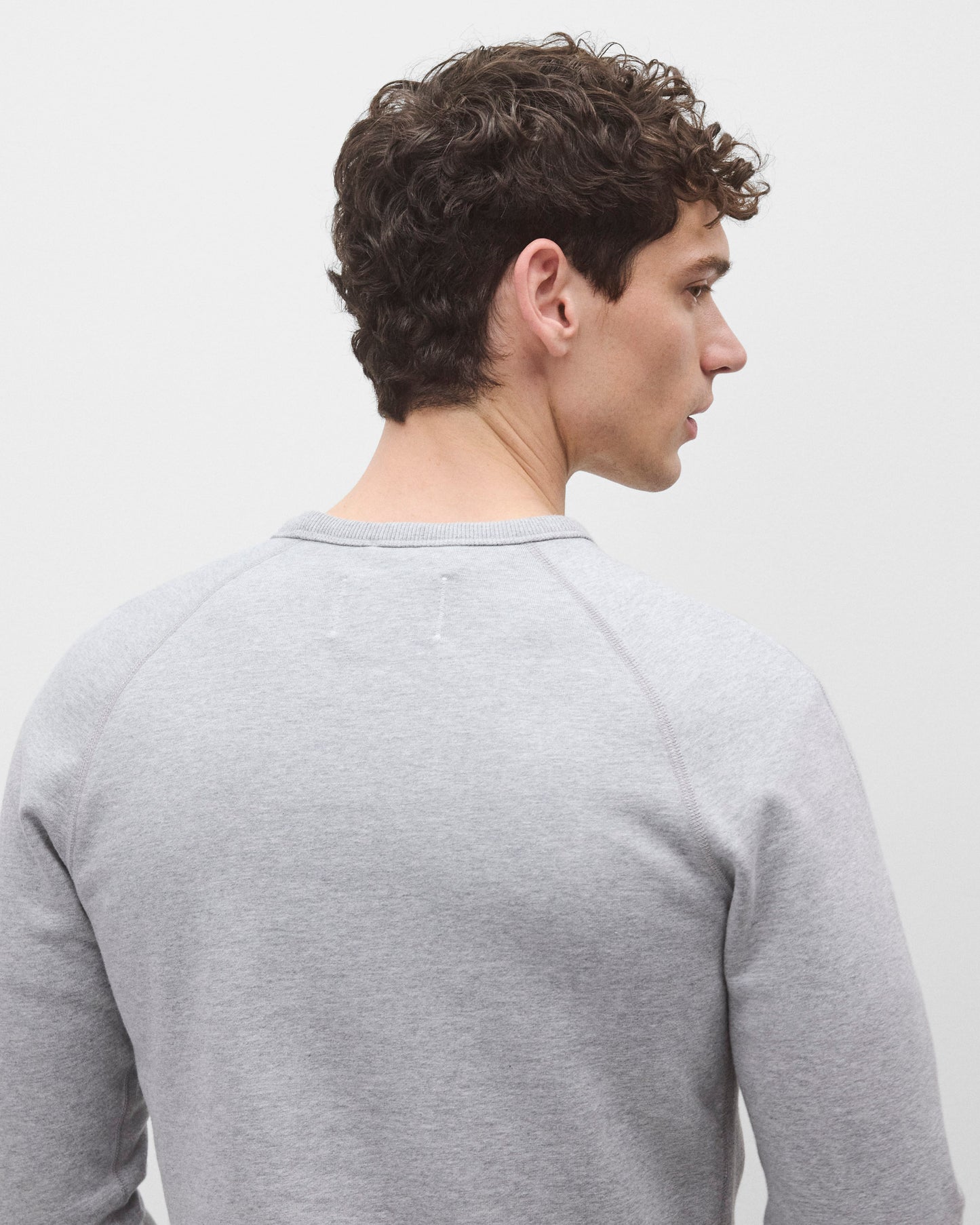 Midweight Terry Slim Crewneck