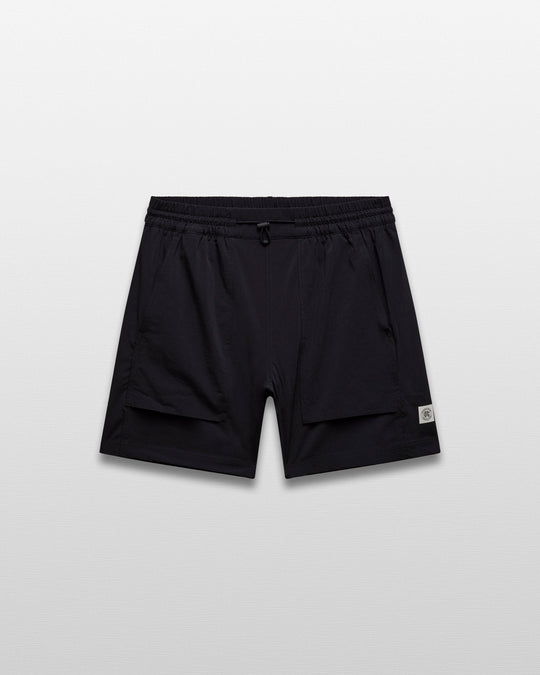 Stretch Nylon Utility Standard Swim Short 6"