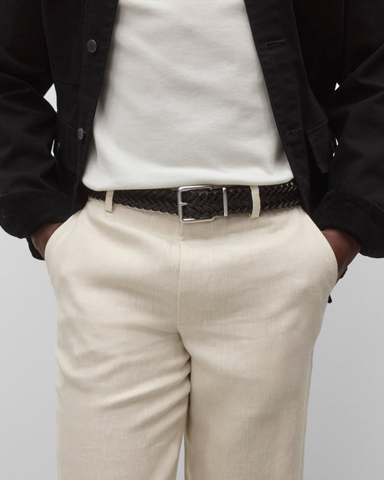 Braided Leather Belt
