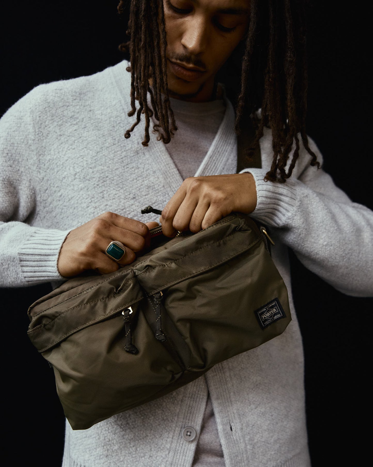 Porter Force 2Way Waist Bag M