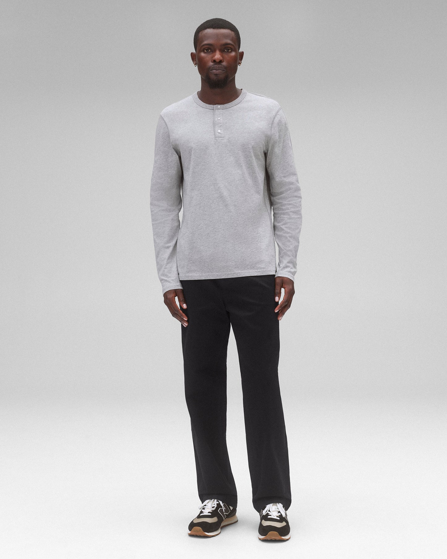 Lightweight Jersey Long Sleeve Henley