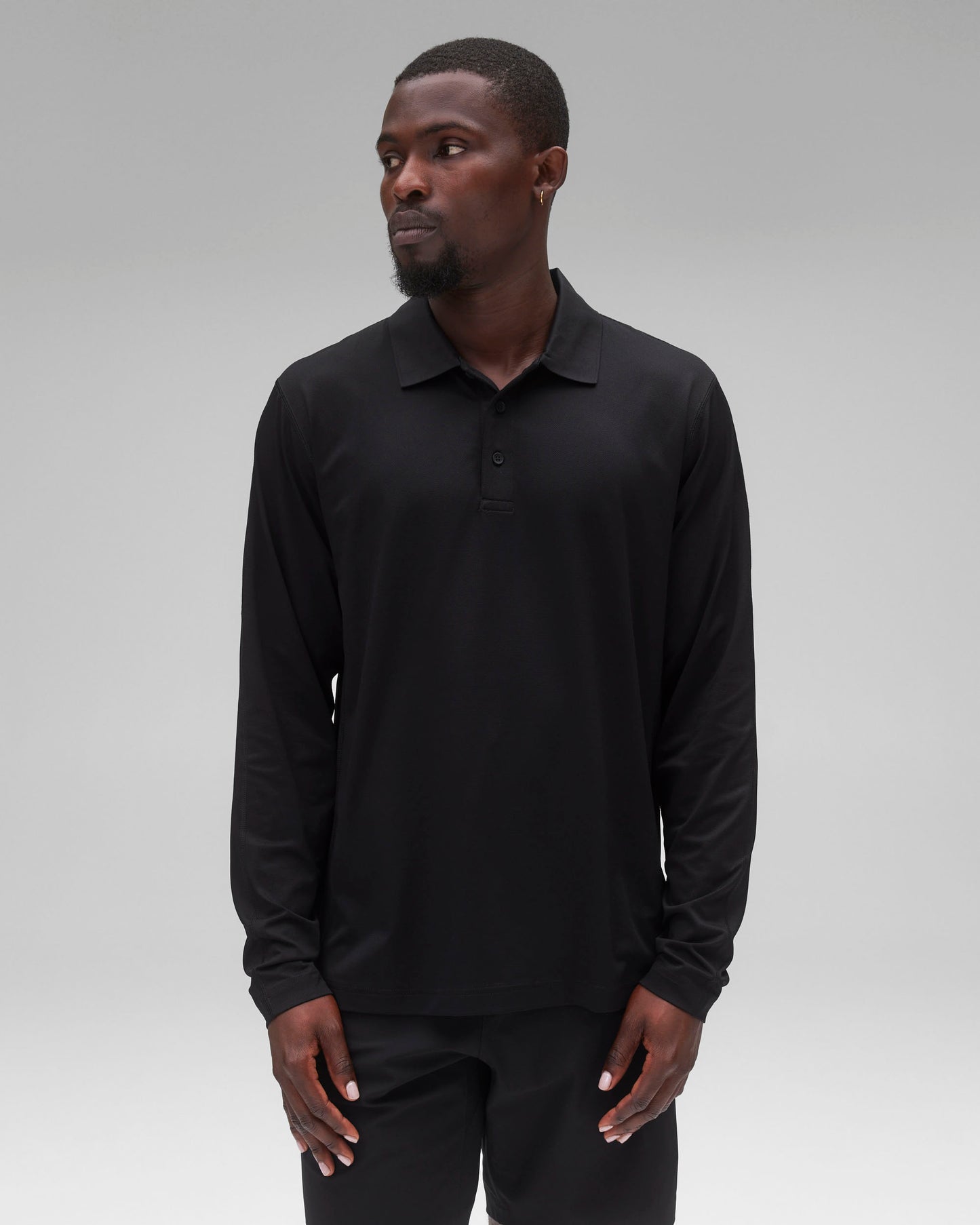 Tech Pique Playoff Long Sleeve Polo