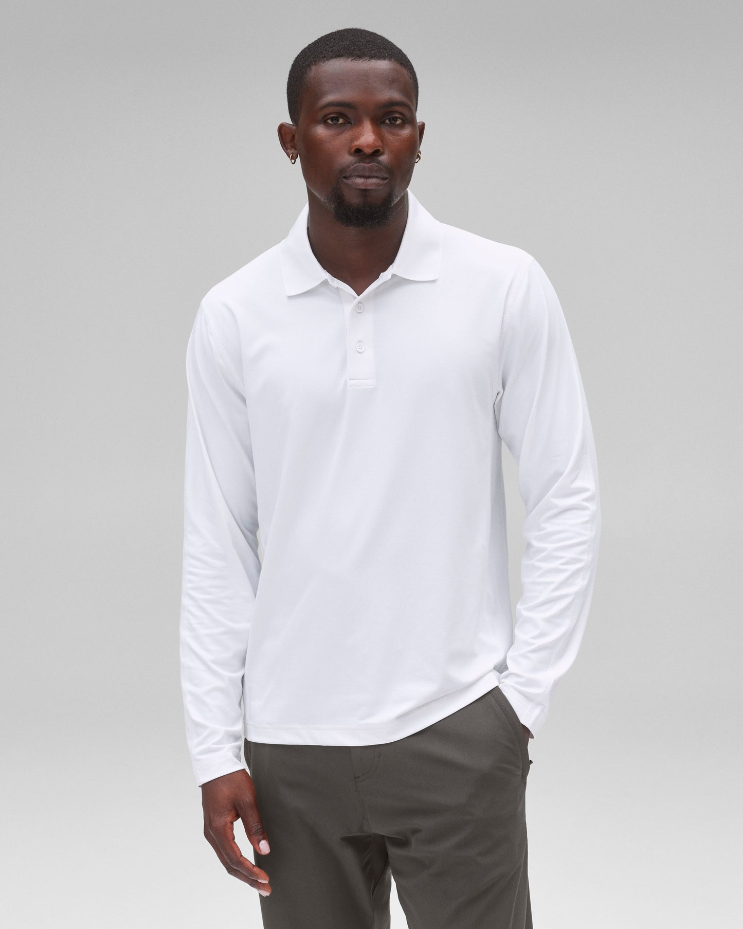 Tech Pique Playoff Long Sleeve Polo