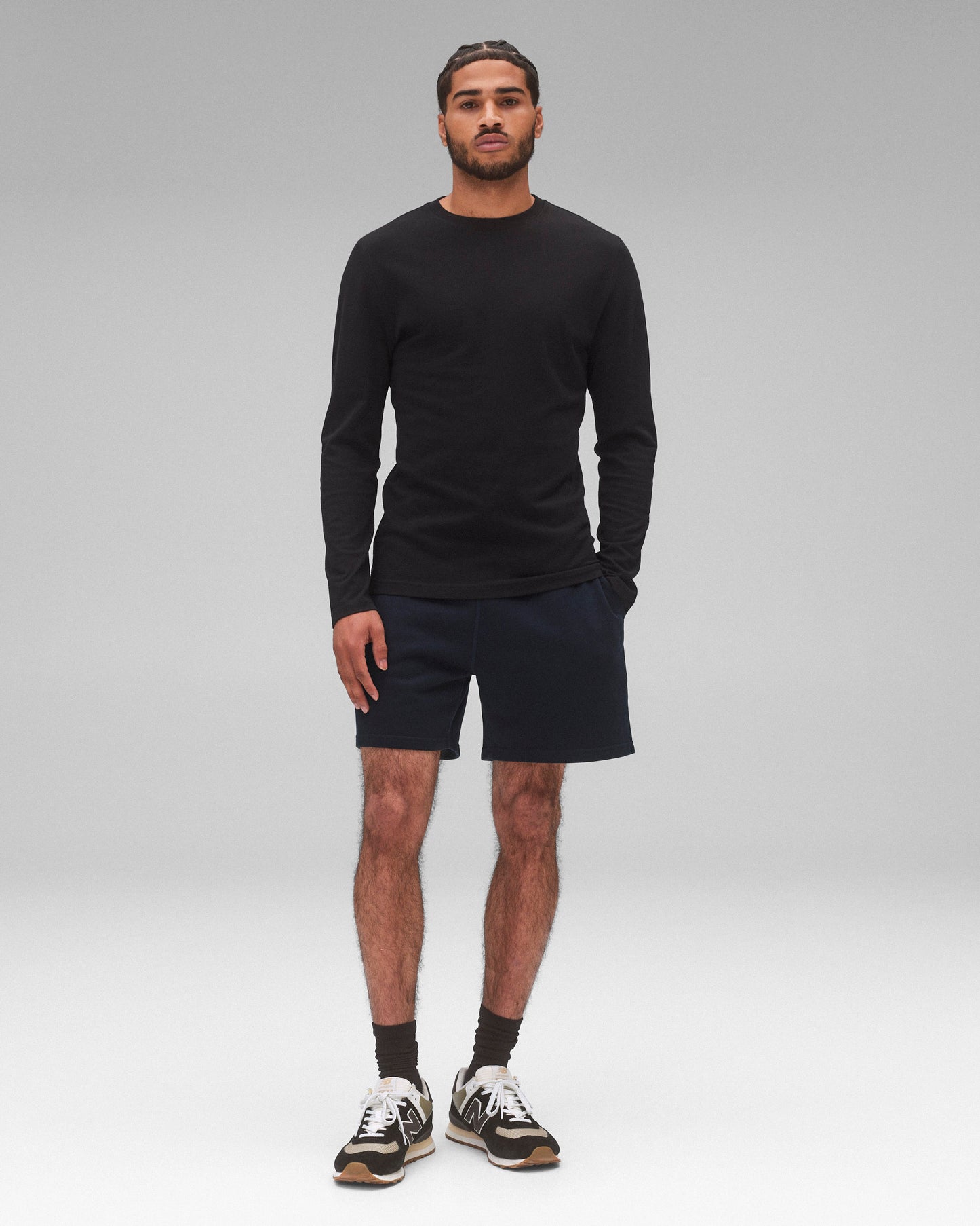 Supima Jersey Pennant Long Sleeve