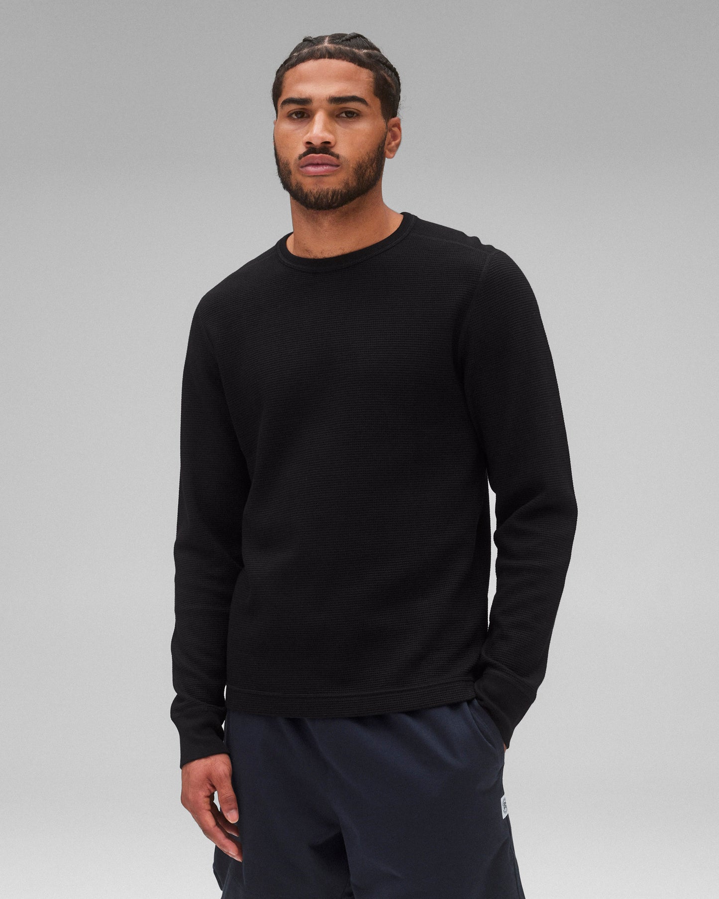 Lightweight Waffle Standard Long Sleeve