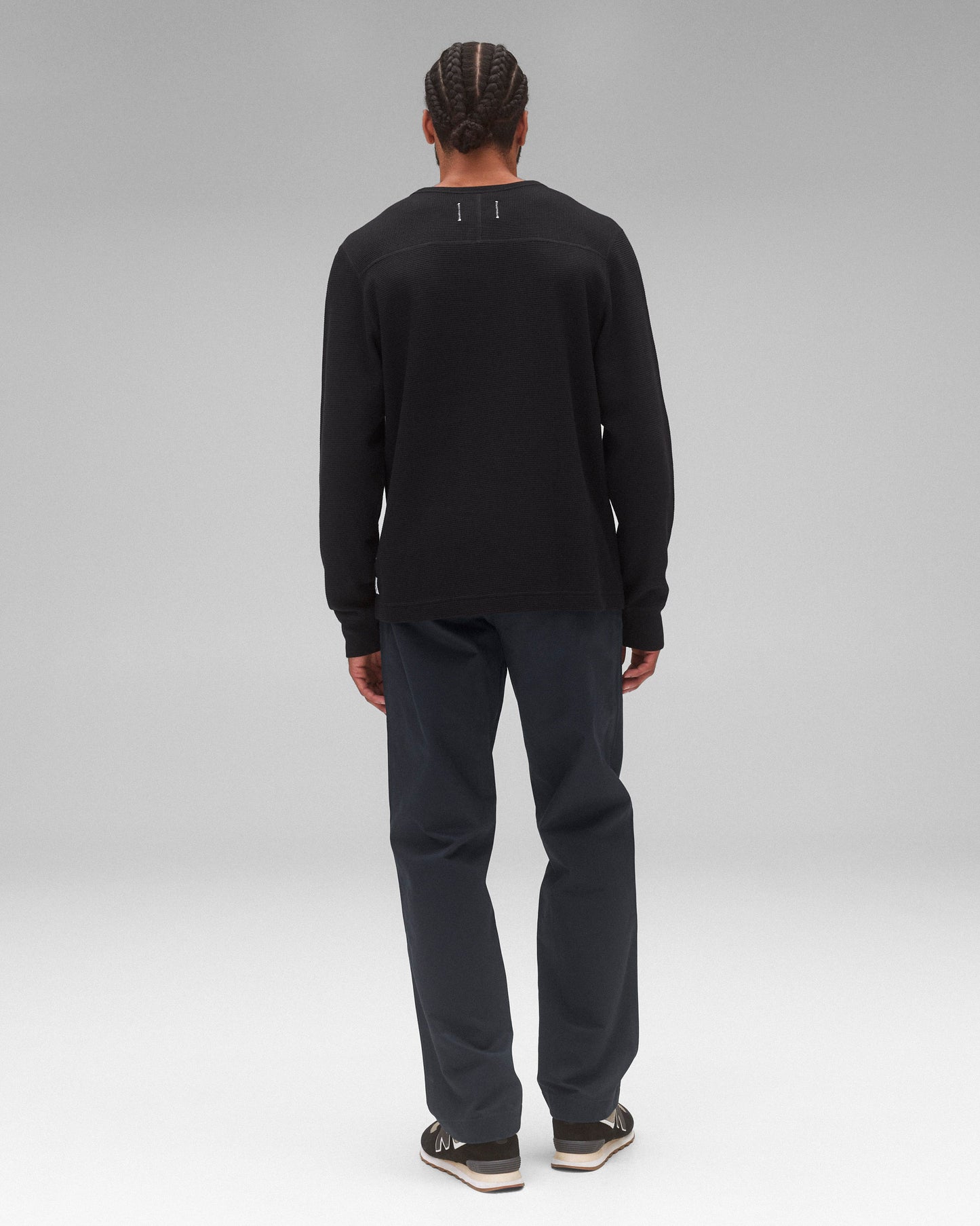 Lightweight Waffle Standard Henley