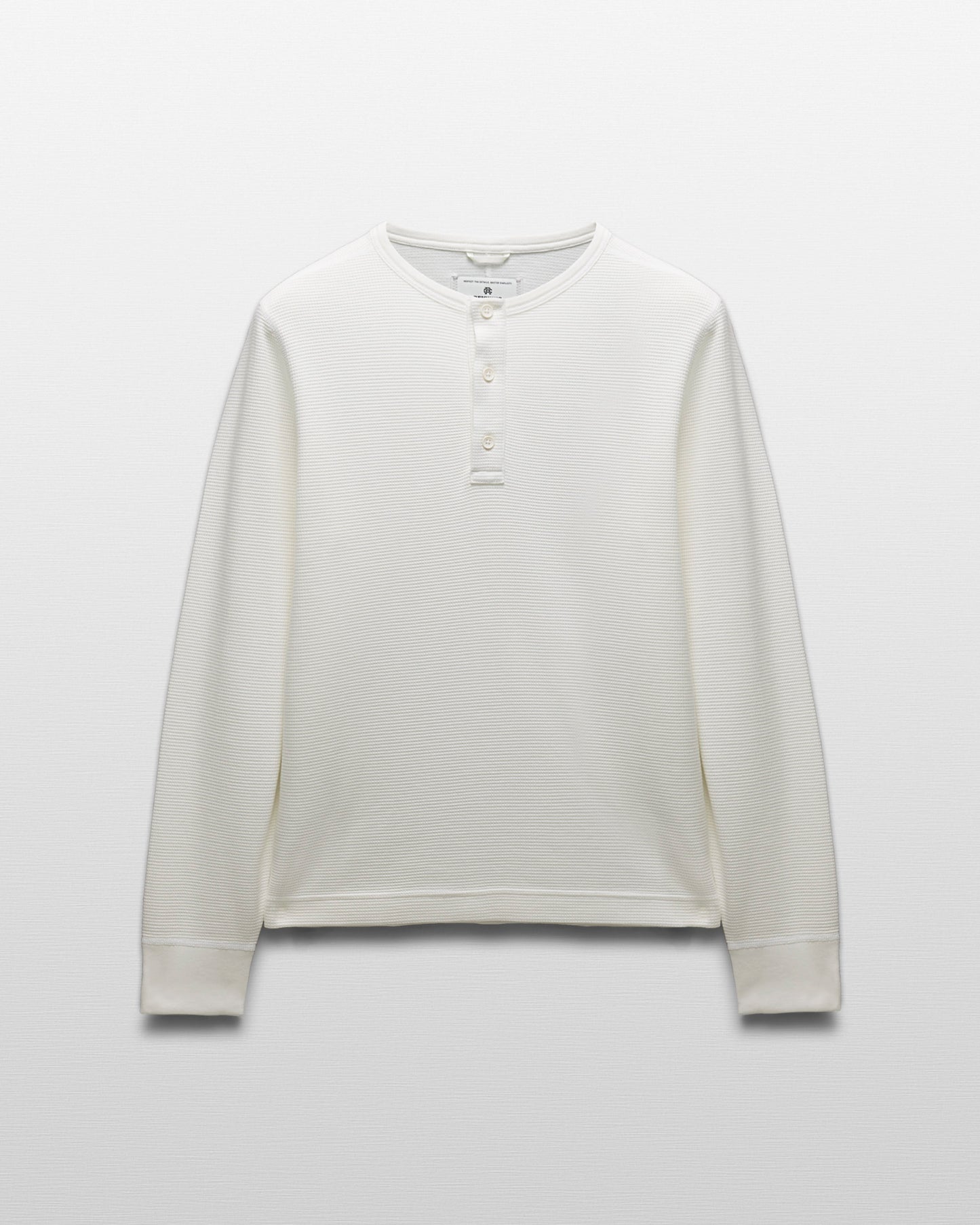 Lighweight Waffle Henley