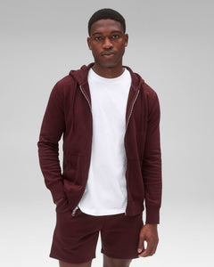 Midweight Terry Slim Zip Hoodie